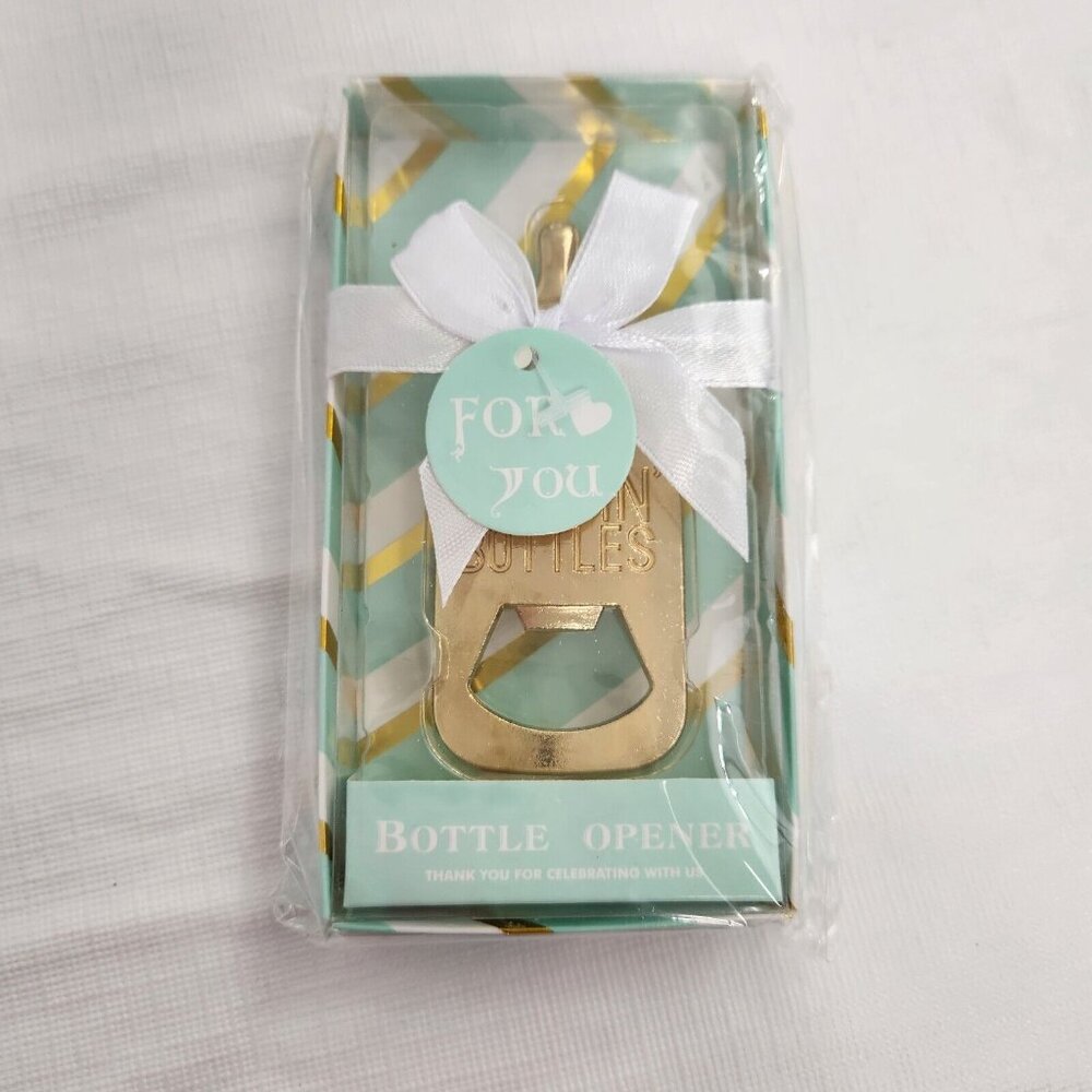 Bottle Opener Baby Shower Gift Metal In Box Poppin' Bottles